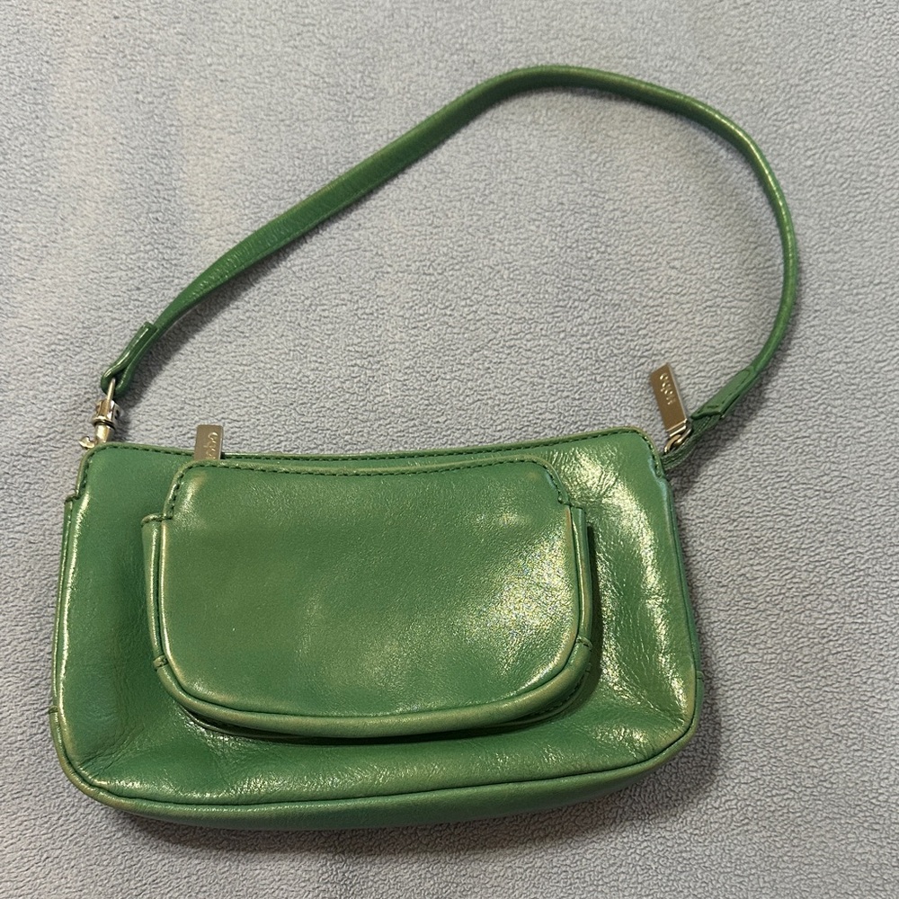 Green HOBO wristlet